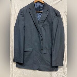 Geoffrey Beene Black Suit Jacket Blazer 44L 38W